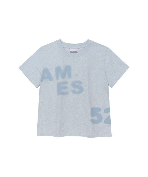 SPRAY 52 TYPO TEE - 3 COLORS BLUE