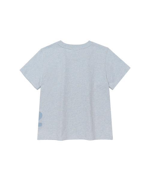 SPRAY 52 TYPO TEE - 3 COLORS BLUE