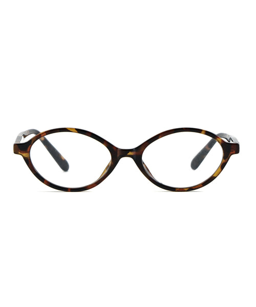 OVAL BLUE-LIGHT GLASSES BLUE