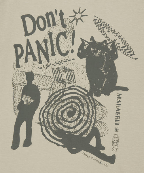 DON’T PANIC PIGMENT RAGLAN TEE - 2 COLORS