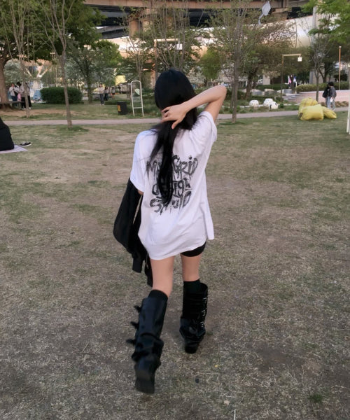 PAISLEY SLASH LOGO TEE - 2 COLORS