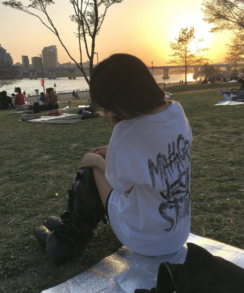 PAISLEY SLASH LOGO TEE - 2 COLORS