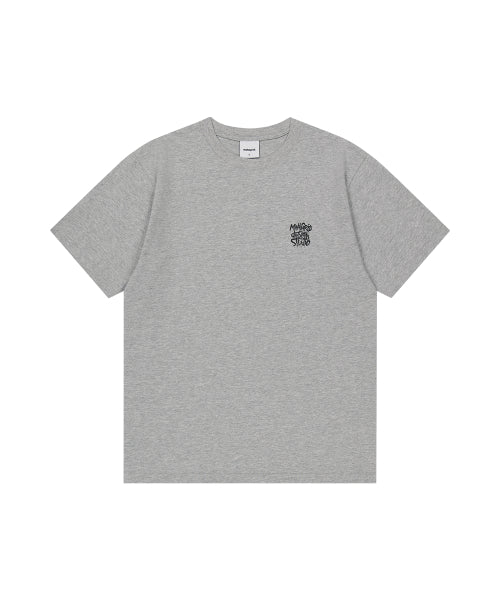 DOT SLASH LOGO TEE GREY