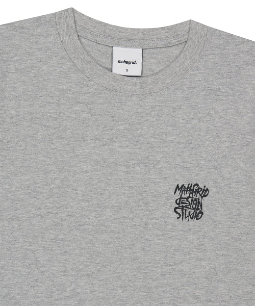 DOT SLASH LOGO TEE GREY