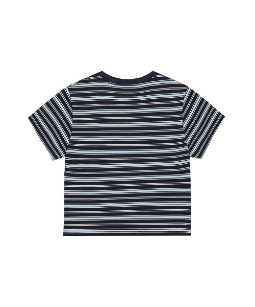 STRIPE BASIC LOGO TEE - 2 COLORS