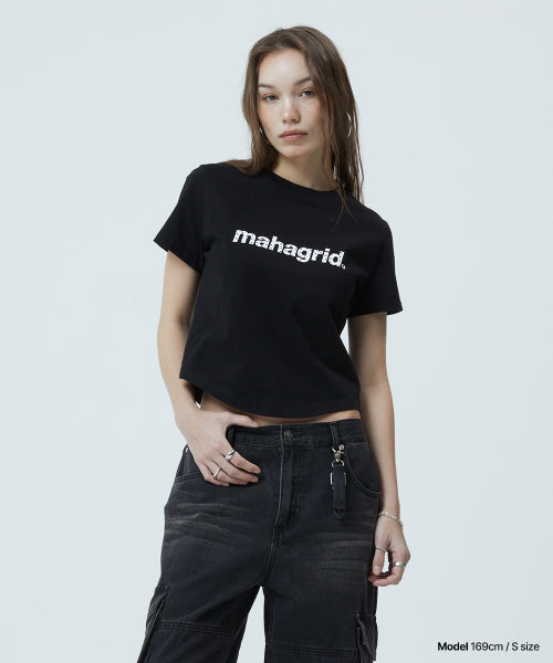 DOT BASIC LOGO ROUND CROP TEE - 2 COLORS