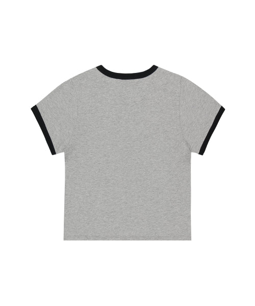 STRANGE PUPPY RINGER TEE GREY