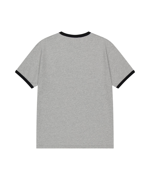 STRANGE PUPPY RINGER TEE GREY