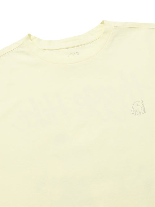 SORONA POLAR BEAR GRAPHIC TEE - 3 COLORS PASTEL YELLOW