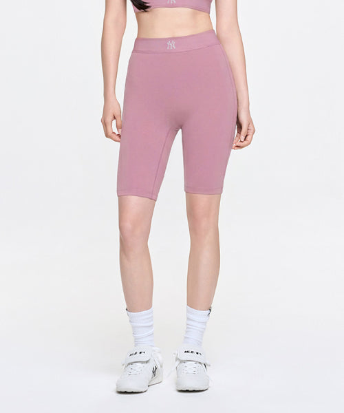 BASIC BAND LOGO POINT BIKE SHORTS NY #KARINA同款! - 2 COLORS PINK