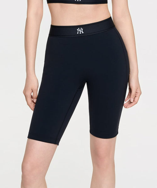 BASIC BAND LOGO POINT BIKE SHORTS NY #KARINA同款! - 2 COLORS BLACK