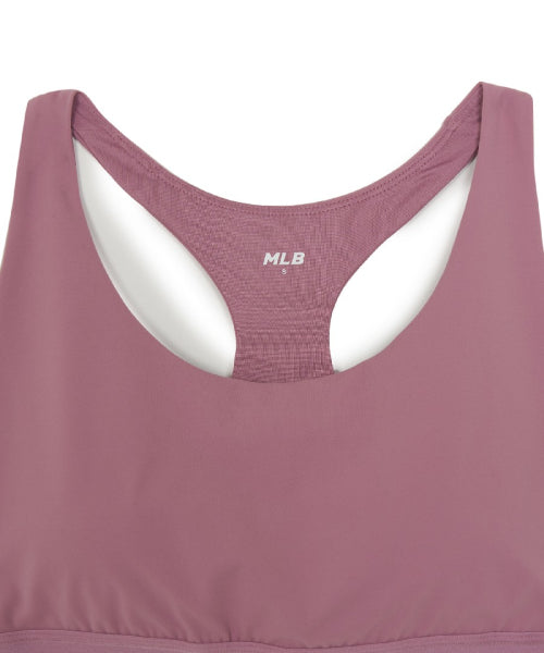 BASIC BAND LOGO POINT CROP TOP NY #KARINA同款! - 2 COLORS PINK