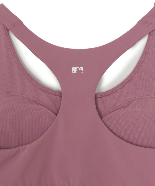 BASIC BAND LOGO POINT CROP TOP NY #KARINA同款! - 2 COLORS PINK