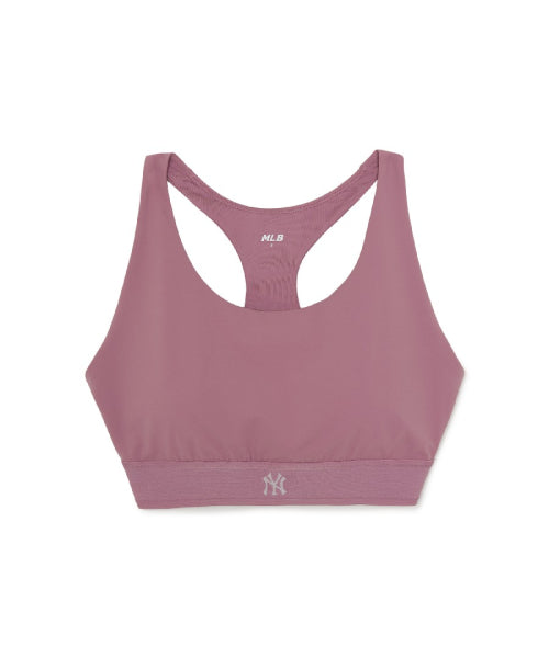 BASIC BAND LOGO POINT CROP TOP NY #KARINA同款! - 2 COLORS PINK