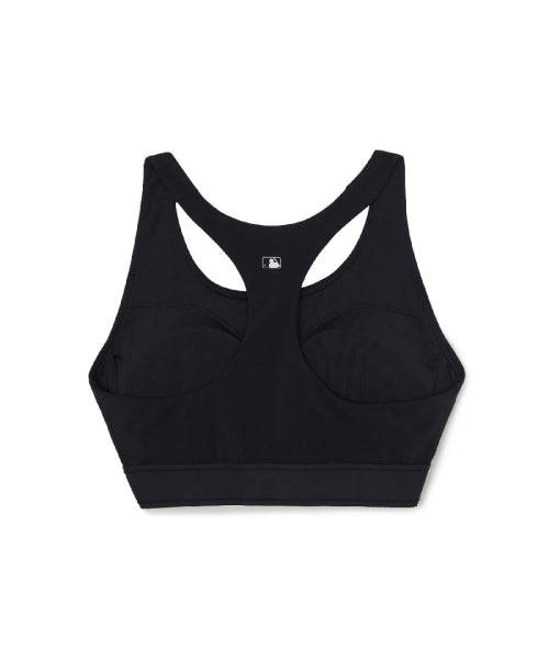 BASIC BAND LOGO POINT CROP TOP NY #KARINA同款! - 2 COLORS BLACK
