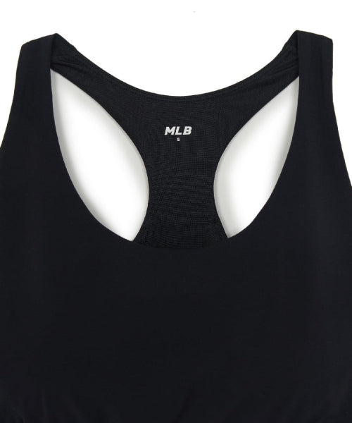 BASIC BAND LOGO POINT CROP TOP NY #KARINA同款! - 2 COLORS BLACK