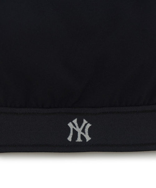 BASIC BAND LOGO POINT CROP TOP NY #KARINA同款! - 2 COLORS BLACK