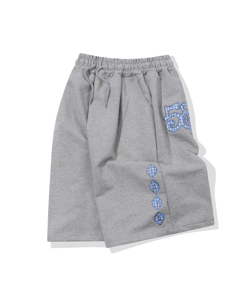 STAR BERMUDA PANTS GREY