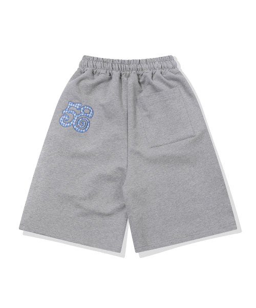 STAR BERMUDA PANTS GREY