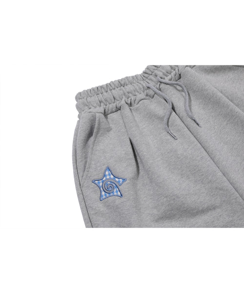 STAR BERMUDA PANTS GREY