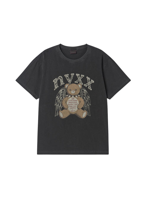 ANGEL BEAR TEE CHARCOAL - 2 COLORS