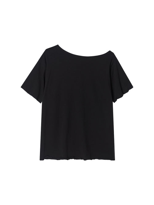 UNIONJACK OFF SHOULDER TEE BLACK - 2 COLORS