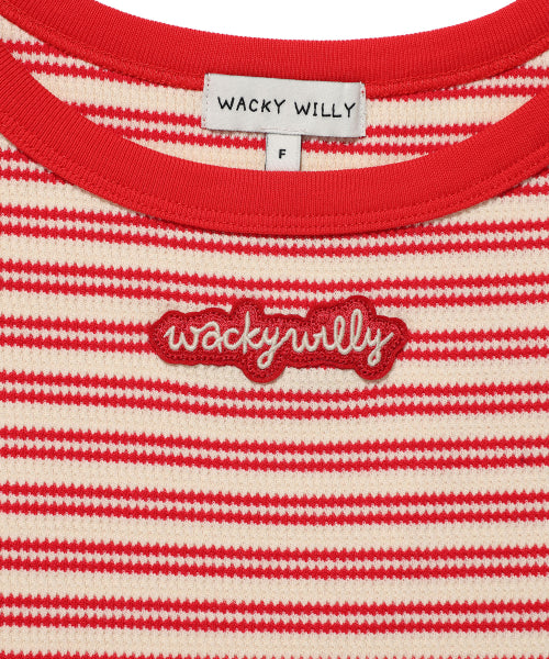 STRIPE SLEEVELESS #GISELLE同款! - 2 COLORS RED
