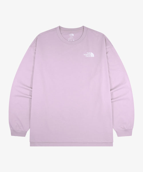 GEODOME LONG SLEEVE TEE PALE PINK