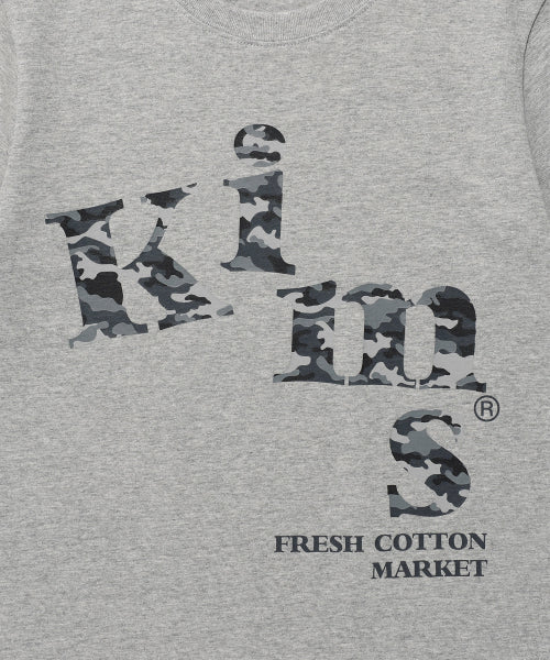 MESSY ALPHA CAMO T-SHIRT - 3 COLORS GREY