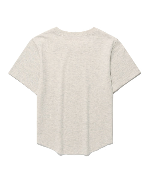 MESSY ALPHA CAMO T-SHIRT - 3 COLORS OATMEAL