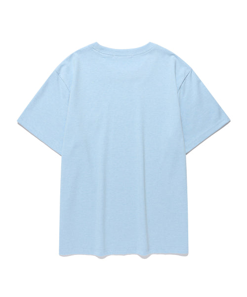 MINI BAM LINE LOGO T-SHIRT - 2 COLORS BLUE