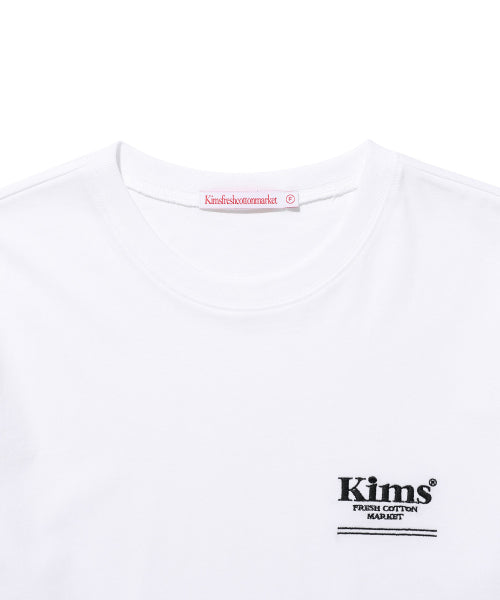 MINI BAM LINE LOGO T-SHIRT - 2 COLORS WHITE