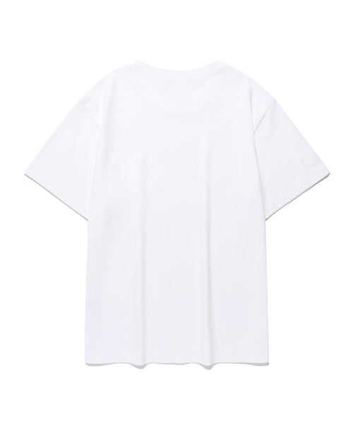MINI BAM LINE LOGO T-SHIRT - 2 COLORS WHITE