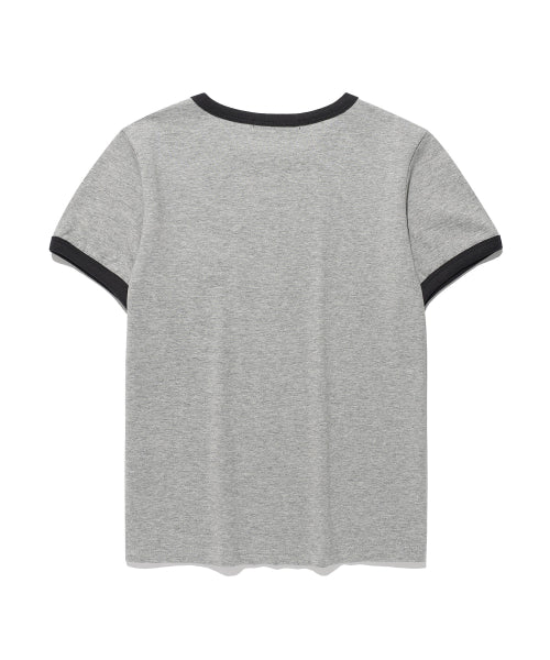 KIMS AGG BAM RINGER T-SHIRT - 2 COLORS GREY
