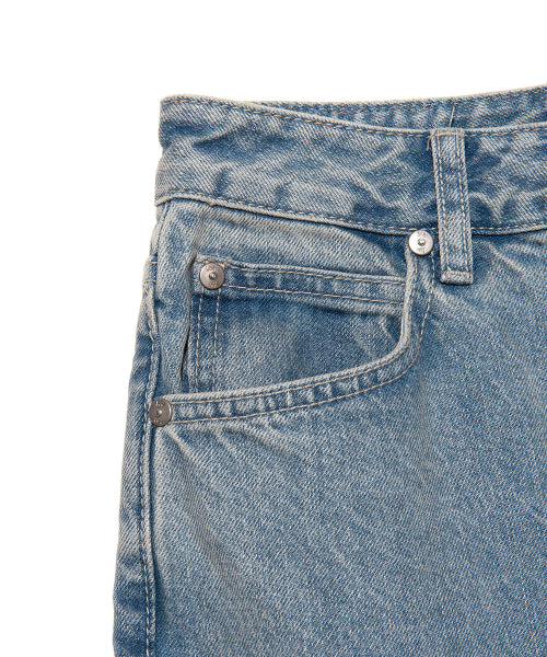 WOMEN STRAIGHT FIT DENIM PANTS - 3 COLORS INDIGO