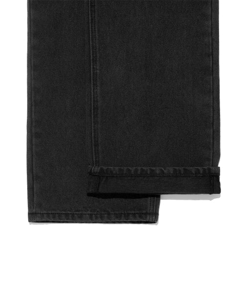 WOMEN STRAIGHT FIT DENIM PANTS - 3 COLORS BLACK