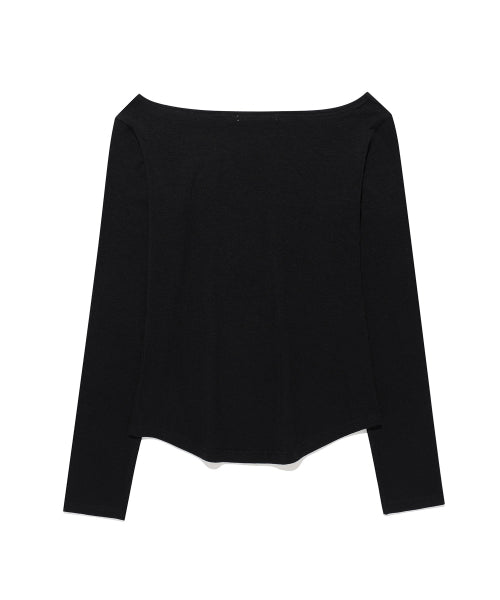 LONG SLEEVE T-SHIRT - 2 COLORS BLACK