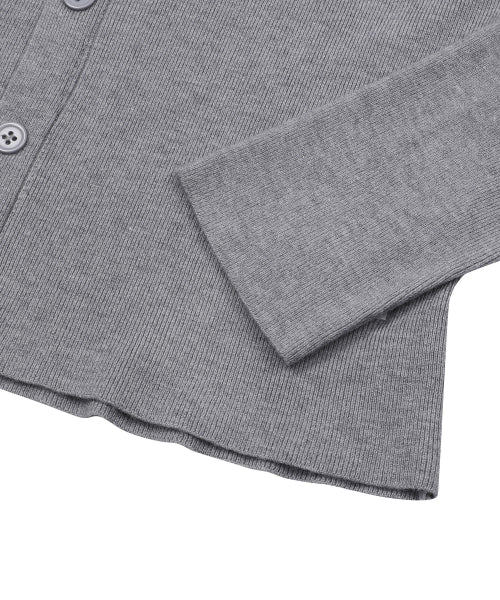 V-NECK CARDIGAN - 3 COLORS BLACK