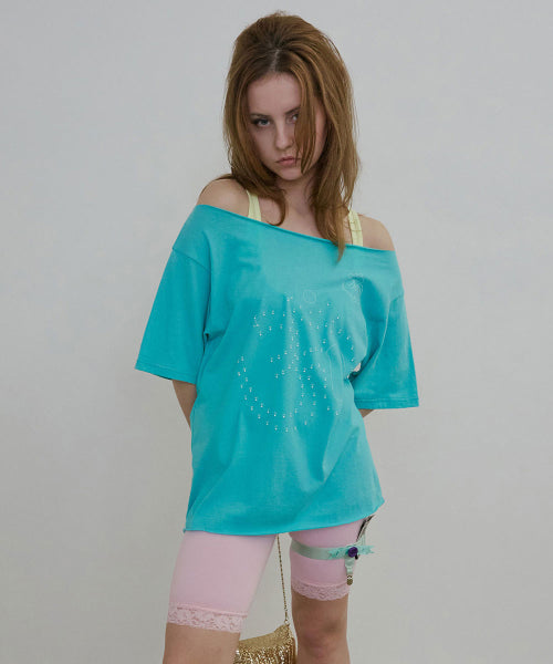 POINT TO OM TEE - 2 COLORS MINT