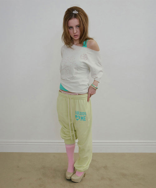 POINT TO OM TEE - 2 COLORS WHITE