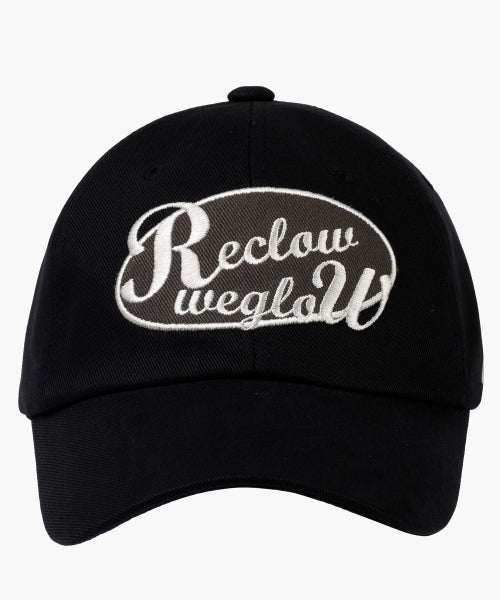 RECLOW GLOW LOGO BALL CAP - 4 COLORS BLACK