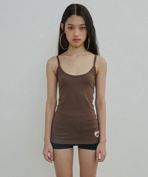 SWEET KITTY TANK TOP - 5 COLORS BROWN