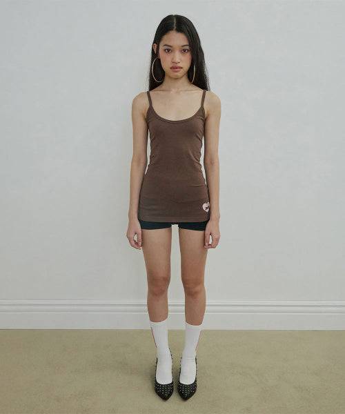 SWEET KITTY TANK TOP - 5 COLORS BROWN