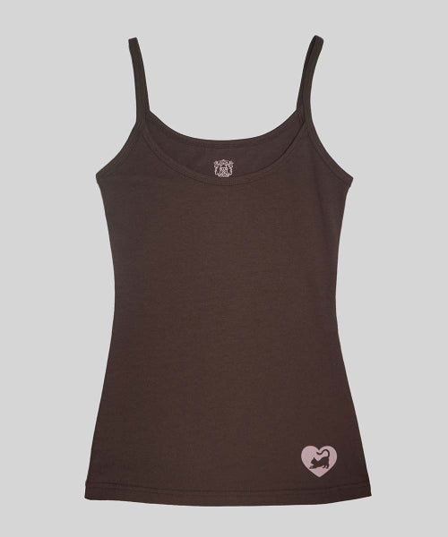 SWEET KITTY TANK TOP - 5 COLORS BROWN