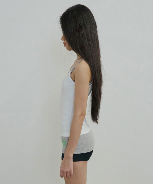 SWEET KITTY TANK TOP - 5 COLORS MELANGE GREY