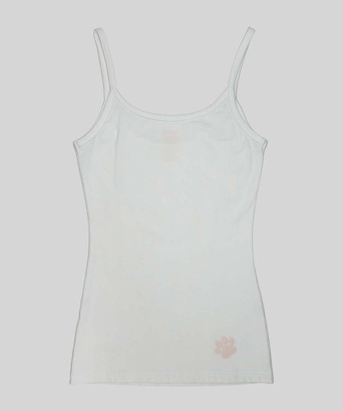 SWEET KITTY TANK TOP - 5 COLORS WHITE