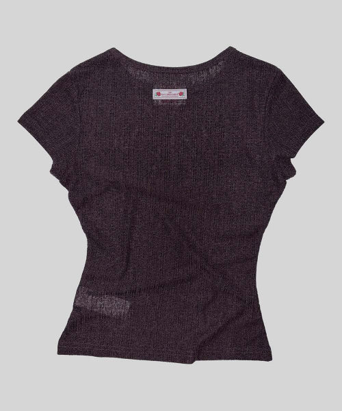BAD HAIR DAY BABY TEE - 3 COLORS BROWN