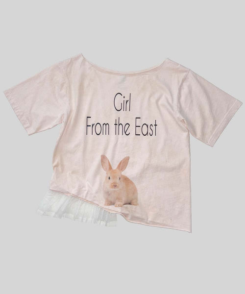 WANDER GIRL OFF SHOULDER TEE - 2 COLORS BABY PINK
