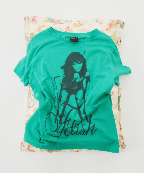 DISTRESSED MUSE TEE SALMON - 2 COLORS AS SHOWN