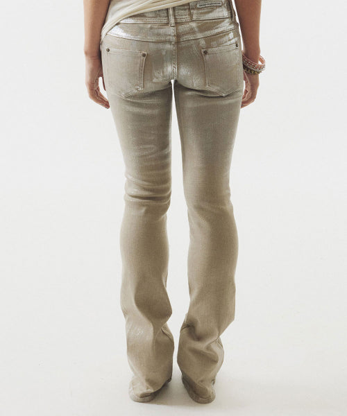 METALLIC BOOTCUT - 3 COLORS SILVER